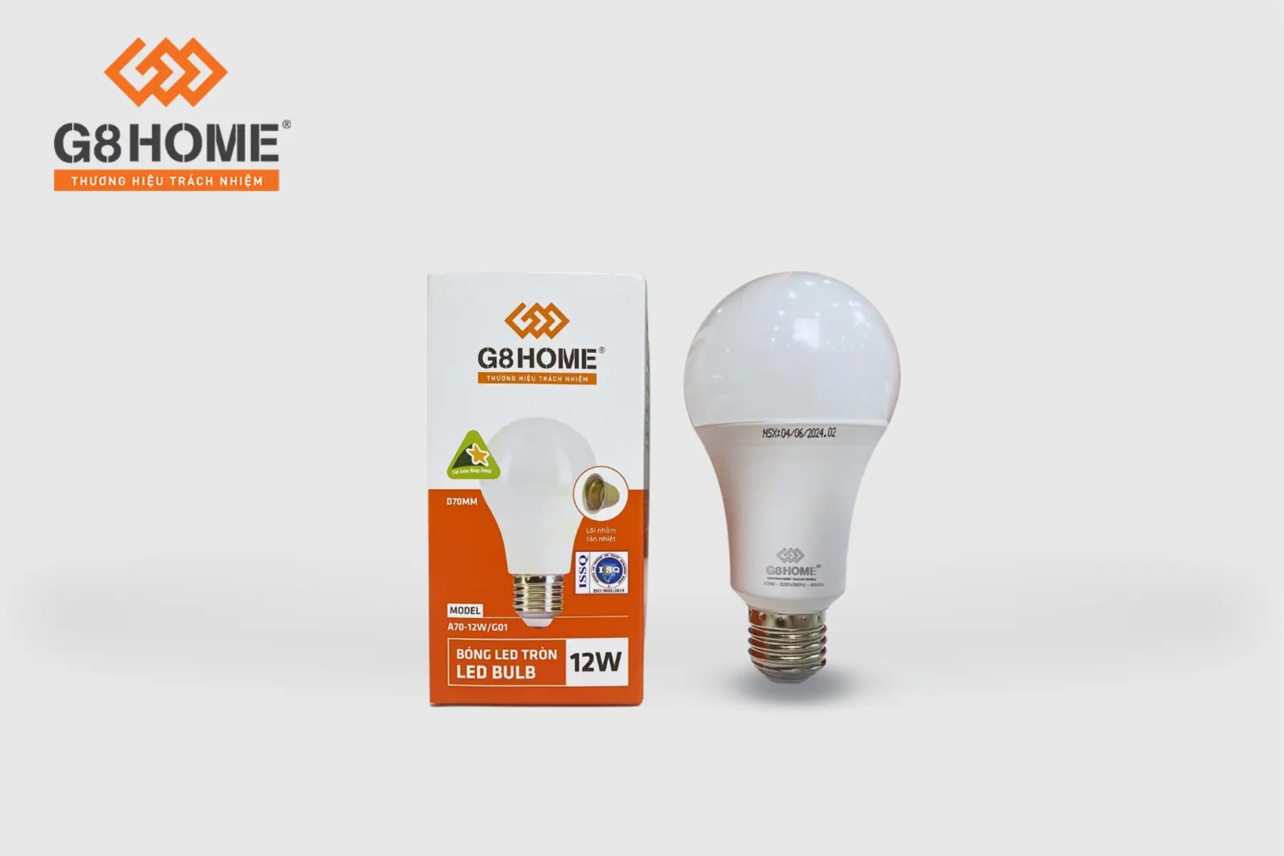 BÓNG ĐÈN LED BULB TRÒN 12W Tri Việt