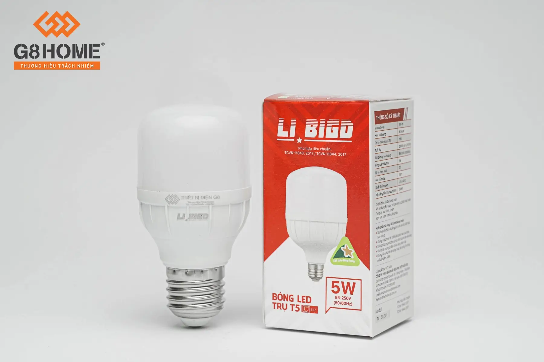 BÓNG LED TRỤ T5 (LI BIGD) - Trí Việt