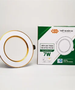 ĐÈN ÂM TRẦN 7W ÁNH SÁNG ĐỔI MÀU Tri Việt