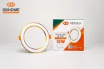 ĐÈN ÂM TRẦN ĐẾ MỎNG 12W ÁNH SÁNG TRẮNG - Trí Việt