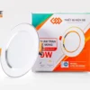 ĐÈN ÂM TRẦN ĐẾ MỎNG 9W ÁNH SÁNG ĐỔI MÀU Tri Việt