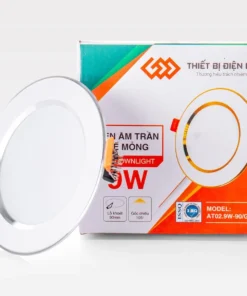ĐÈN ÂM TRẦN ĐẾ MỎNG 9W ÁNH SÁNG TRẮNG