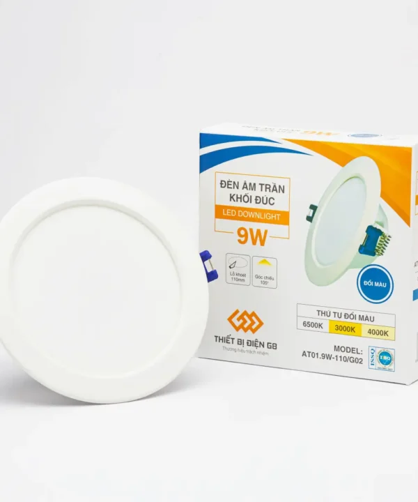 ĐÈN ÂM TRẦN ĐẾ MỎNG 7W ÁNH SÁNG TRẮNG - Trí Việt