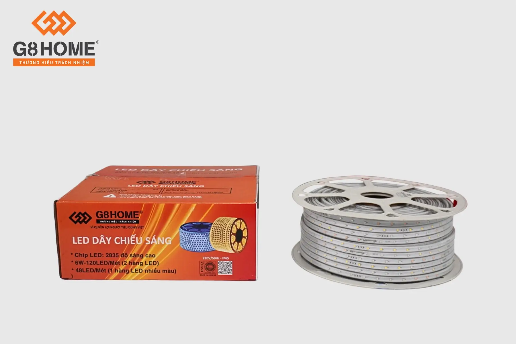 Đèn led dây trang trí model 2835 48d 6mm 1 hàng led đổi màu - G8 Đèn led dây trang trí model 2835 48d 6mm 1 hàng led đổi màu - G8