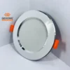 ĐÈN ÂM TRẦN ĐẾ MỎNG 7W ÁNH SÁNG TRẮNG viền bạc