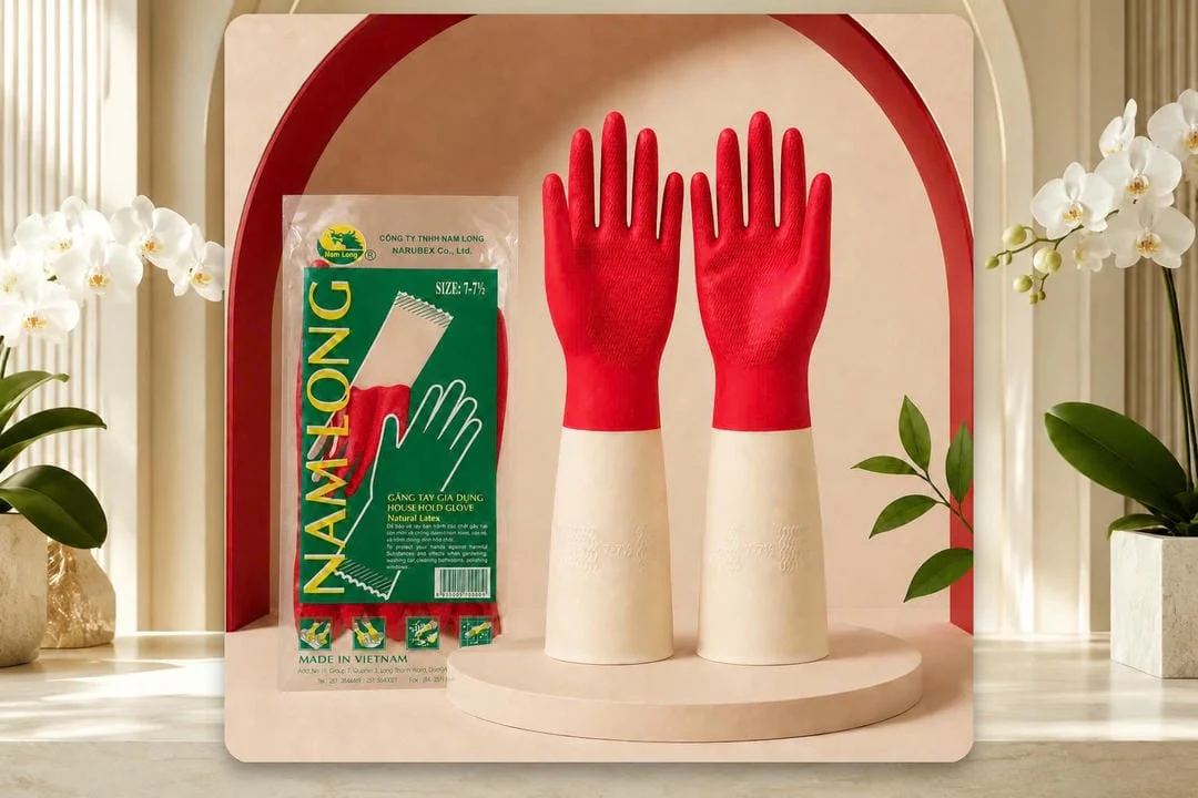 Găng tay cao su công nghiệp thuỷ sản size 7 - Nam Long - Trivietqni Găng tay cao su công nghiệp thuỷ sản size 7 - Nam Long - Trivietqni chính hãng giá sỉ Trí Việt