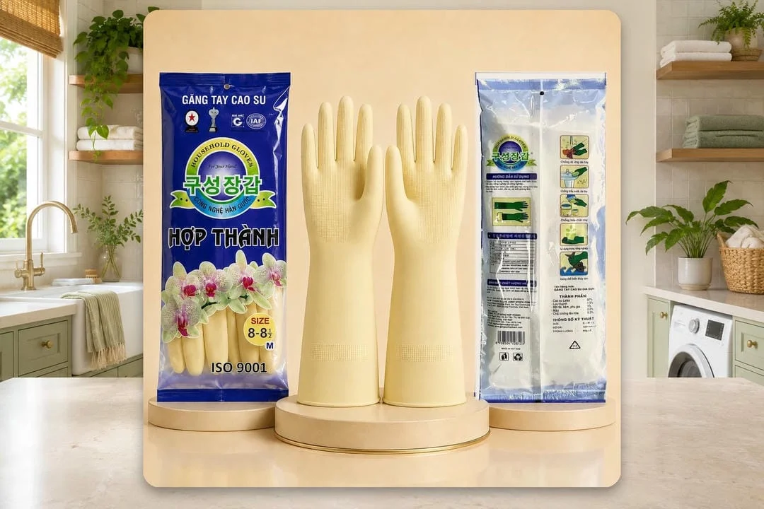 Quy cách đóng gói Găng tay cao su hợp thành size trung 8 Hợp Thành Quy cách đóng gói Găng tay cao su hợp thành size trung 8 Hợp Thành