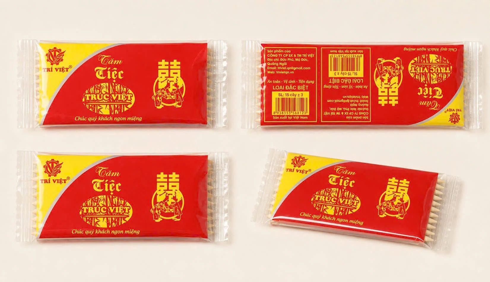 Tăm Tiệc - Trúc Việt - Trivietqni chính hãng Trí Việt QNI Hình ảnh thực tế tăm tiệc trúc việt cao cấp chất lượng hàng đầu